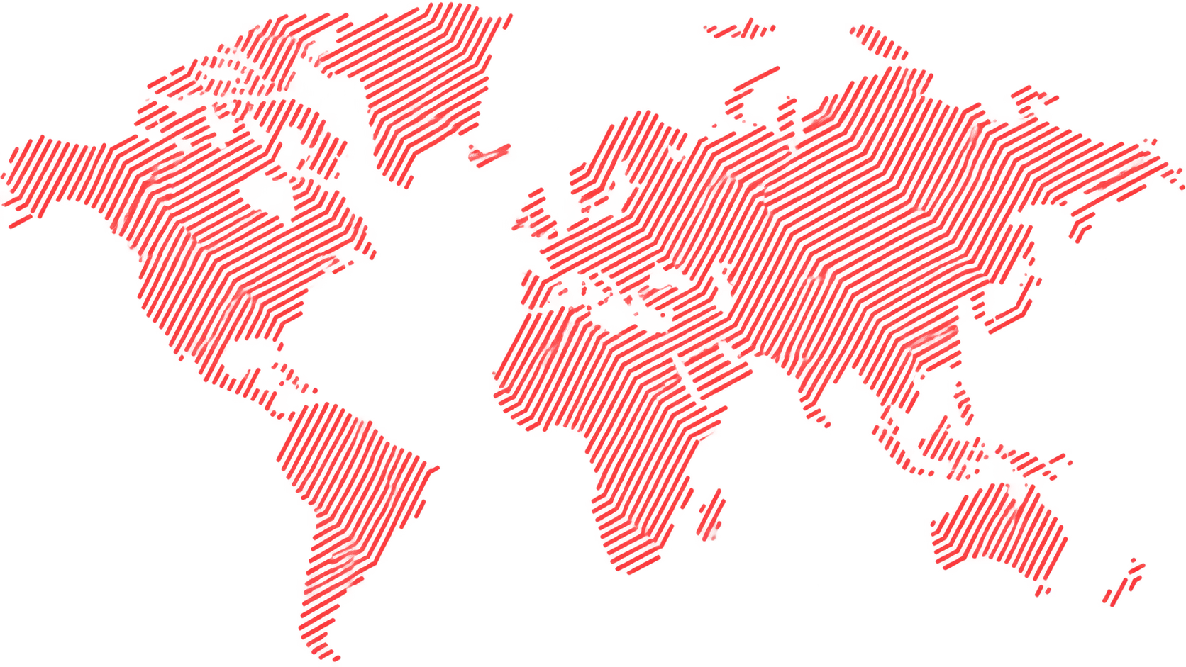 World map representing Amna Food Group's international presence